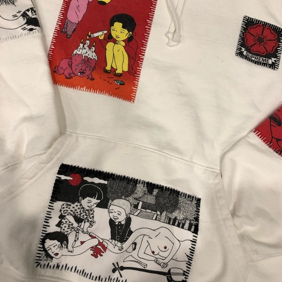 SUPREME BNWT White Hoodie - Picture 2 of 5